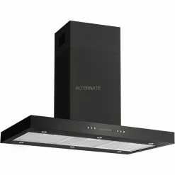 Inselhauben Amica IH 694 610 S, Dunstabzugshaube (schwarz, 90 Cm)