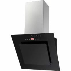 Wandhauben Amica KH 17382-1 E, Dunstabzugshaube (schwarz/edelstahl)