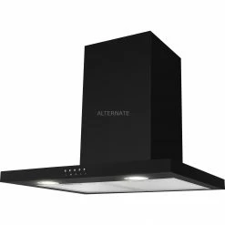 Wandhauben Amica KH 17803 S, Dunstabzugshaube (schwarz (matt), 60 Cm)