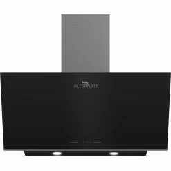 Wandhauben BEKO BHCA94640BH, Dunstabzugshaube (schwarz, 90 Cm)