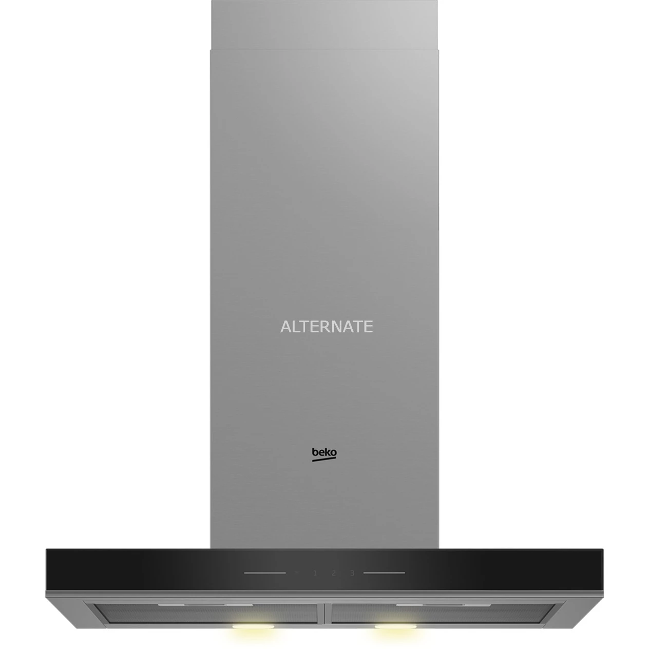 Wandhauben BEKO BHCB63640BH, Dunstabzugshaube (schwarz/edelstahl, 60 Cm) 1 Wandhauben BEKO BHCB63640BH, Dunstabzugshaube (schwarz/edelstahl, 60 Cm)