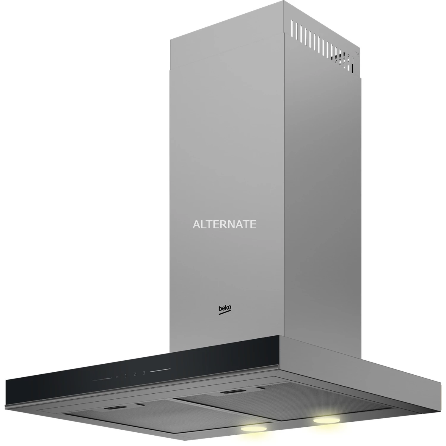 Wandhauben BEKO BHCB63640BH, Dunstabzugshaube (schwarz/edelstahl, 60 Cm) 2 Wandhauben BEKO BHCB63640BH, Dunstabzugshaube (schwarz/edelstahl, 60 Cm) – Image 2