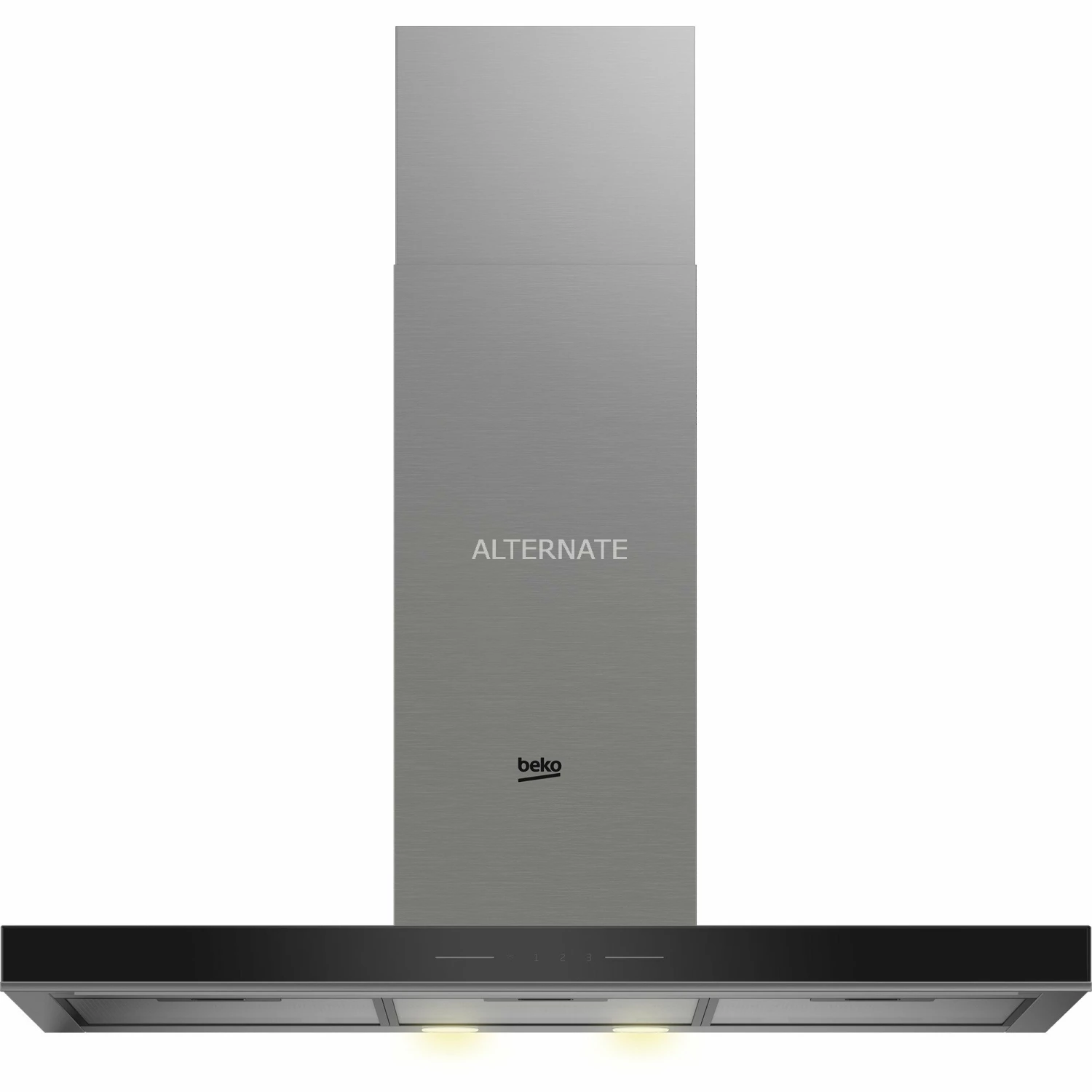 Wandhauben BEKO BHCB93640BH, Dunstabzugshaube (schwarz/edelstahl, 90 Cm) 1 Wandhauben BEKO BHCB93640BH, Dunstabzugshaube (schwarz/edelstahl, 90 Cm)