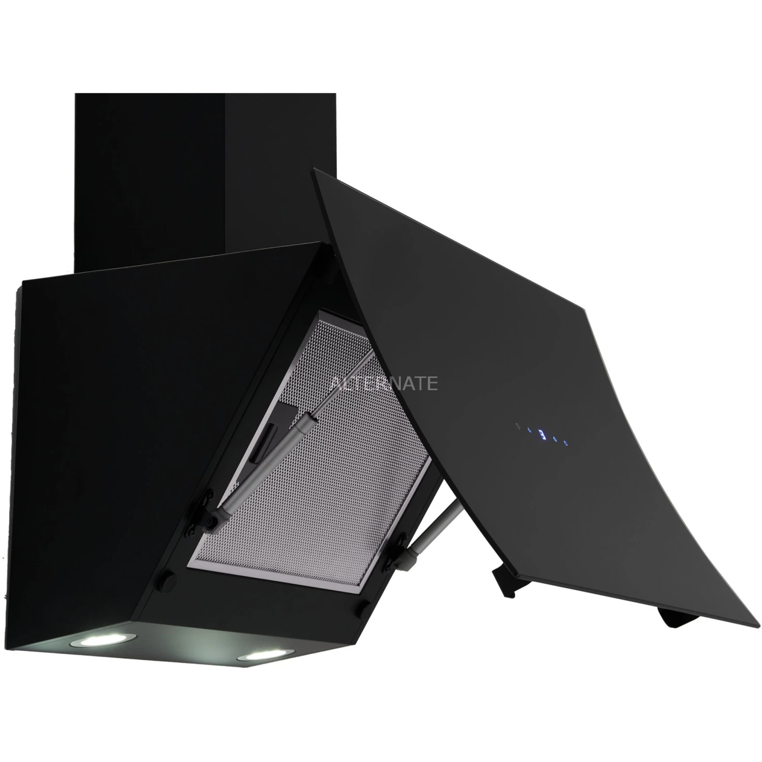 Wandhauben Respekta CH 55060 SA++, Dunstabzugshaube (schwarz, 60 Cm) 3 Wandhauben Respekta CH 55060 SA++, Dunstabzugshaube (schwarz, 60 Cm) – Image 3