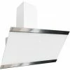 Wandhauben Respekta CH 89090 W, Dunstabzugshaube (weiß/edelstahl, 90 Cm)