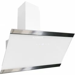 Wandhauben Respekta CH 89090 W, Dunstabzugshaube (weiß/edelstahl, 90 Cm)
