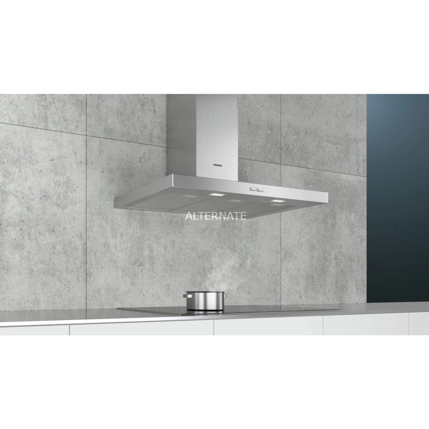 Wandhauben Siemens LC94BBC50 IQ100, Dunstabzugshaube (silber) 5 Wandhauben Siemens LC94BBC50 IQ100, Dunstabzugshaube (silber) – Image 5