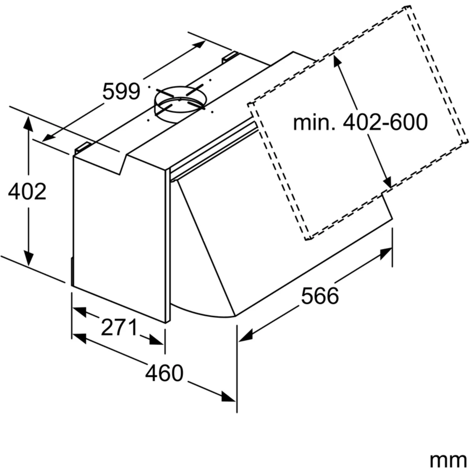 Zwischenbauhauben Siemens LE66MAC00 IQ100, Dunstabzugshaube (silber) 6 Zwischenbauhauben Siemens LE66MAC00 IQ100, Dunstabzugshaube (silber) – Image 6